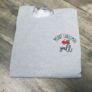 Merry Christmas Yall Sweatshirt